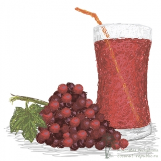 Свежевыжатый сок из винограда